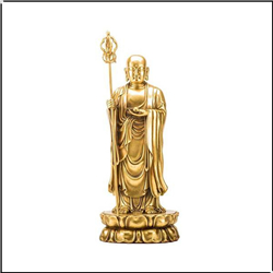 純銅地藏王佛像 純銅地藏王佛像
