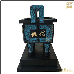鑄銅關(guān)公 仿古青銅鼎商務(wù)禮品擺件