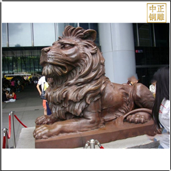 鑄銅關(guān)公 大型景觀銅獅子雕塑