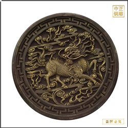 鑄銅關公 批發地雕圖片