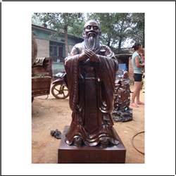 鑄銅關(guān)公 小型室外孔子雕塑鑄造