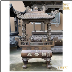 寺廟大殿前鑄銅香爐報價 寺廟大殿前鑄銅香爐報價