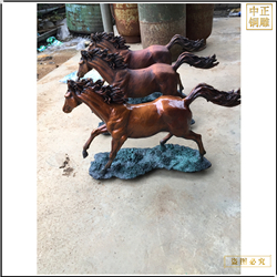 小號棗紅色馬到成功擺件 小號棗紅色馬到成功擺件