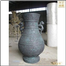 仿古銅花瓶鑄造廠家 仿古銅花瓶鑄造廠家