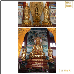 鑄銅關公 地藏王菩薩銅雕圖片