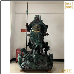 持刀關公雕塑 持刀關公雕塑