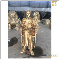 鑄銅關公 鑄造人物銅雕塑價格