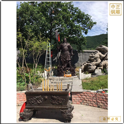 立式大型銅關公 立式大型銅關公