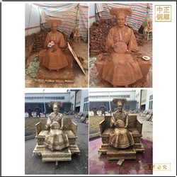 鑄銅關(guān)公 純銅古代慈禧太后制作廠家