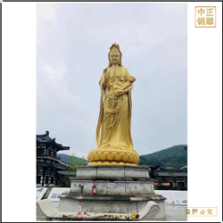鑄銅關公 大型觀音菩薩雕塑鑄造廠