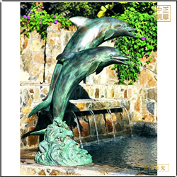 鑄銅關公 景觀海豚銅雕塑