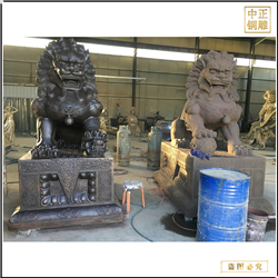 鑄銅關(guān)公 天安門銅獅子雕塑鑄造