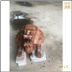 鑄銅關(guān)公 烏龜銅鑄造批發(fā)價格