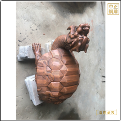 鑄銅關(guān)公 烏龜銅鑄造廠家