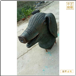 鑄銅關(guān)公 動物雕塑十二生肖擺件