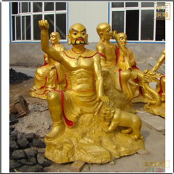 鑄銅關(guān)公 銅雕十八羅漢廠家
