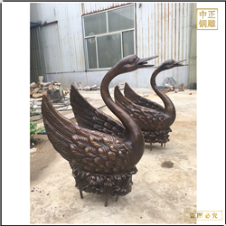 鑄銅關(guān)公 廣場擺放銅天鵝雕塑