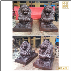 鑄銅關公 西方爬式銅獅子鑄造