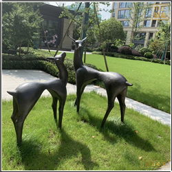 鑄銅關公 公園小鹿銅雕