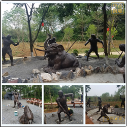 鑄銅關公 園林景觀馬壩人銅雕塑制作