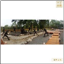 鑄銅關公 園林景觀銅雕塑制作廠