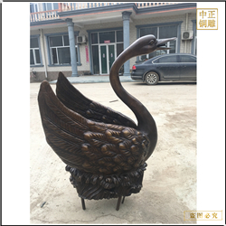 廣場(chǎng)銅天鵝雕塑加工制作 廣場(chǎng)銅天鵝雕塑加工制作