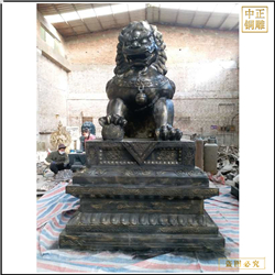 鑄銅關(guān)公 制作2米故宮銅獅子鑄造廠