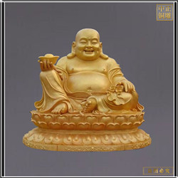 鑄銅關(guān)公 坐像彌勒佛銅像
