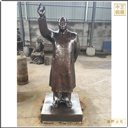 鑄銅關(guān)公 室外大型名人人物銅雕塑