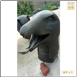 鑄銅關(guān)公 十二生肖蛇雕塑鑄造