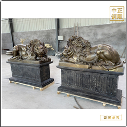 2米臥式銅獅子圖片 2米臥式銅獅子圖片