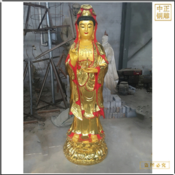 鑄銅關公 鑄銅西方三圣銅佛像