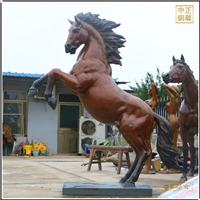 鑄銅關公 2.2米銅馬雕塑