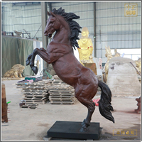 鑄銅關公 3米銅馬雕塑