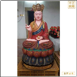 鑄銅關公 大愿地藏王菩薩銅雕彩繪佛像