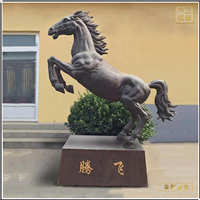 鑄銅關公 動物銅馬景觀雕塑