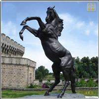鑄銅關(guān)公 駿馬奔騰銅雕