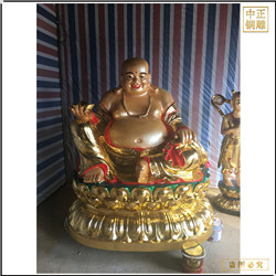 鑄銅關(guān)公 寺廟彌勒佛銅像定制設(shè)計(jì)