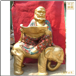 鑄銅關公 寺廟十八羅漢佛像廠家