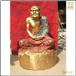 鑄銅關公 十八羅漢守護神像