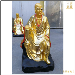 鑄銅關公 整套十八羅漢銅雕報價