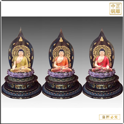 鑄銅關(guān)公 廠家供應(yīng)西方三圣佛像