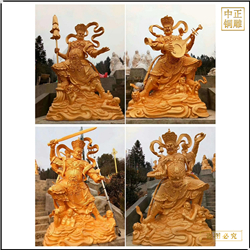 鑄銅關(guān)公 寺廟四大天王銅佛像價(jià)格