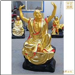 鑄銅關公 1.5米銅雕十八羅漢佛像