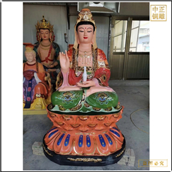 鑄銅關公 南海觀世音菩薩佛像