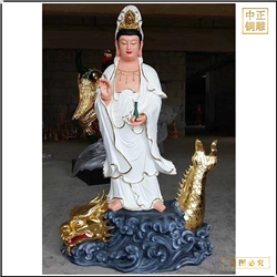 鑄銅關公 室內大型觀音菩薩雕塑佛像
