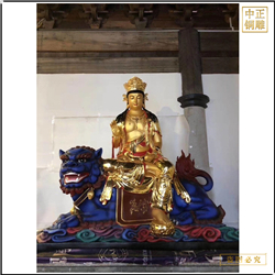 鑄銅關公 寺院廟宇文殊普賢銅雕塑