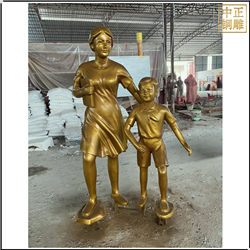 鑄銅關公 現代師生人物銅雕塑