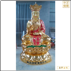 小型地藏王佛銅雕塑 小型地藏王佛銅雕塑