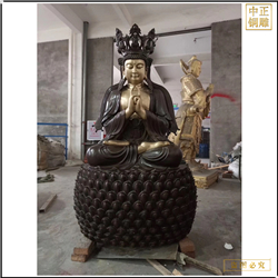 鑄銅關公 銷售坐像地藏王銅佛像